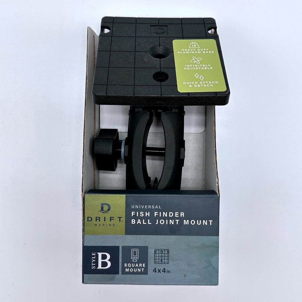 Drift Marine Universal Fish Finder Ball Joint Mount Style B 4x4 Square BT6579